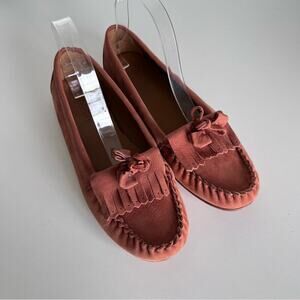 L.L. Bean Women's Moccasins in Rust